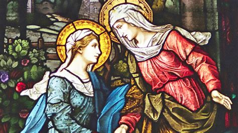Mary Visits Elizabeth — The Bible The Power Of Rebirth