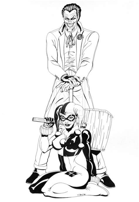 40 Mejores Colecciones Dibujos Para Colorear De Joker Y Harley Quinn