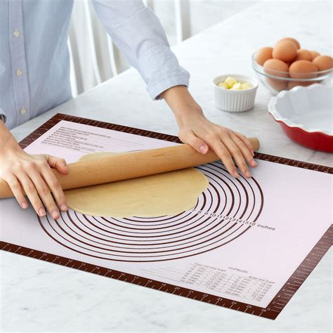 Silicone Baking Pastry Counter Dough Rolling Mats Non Stick W