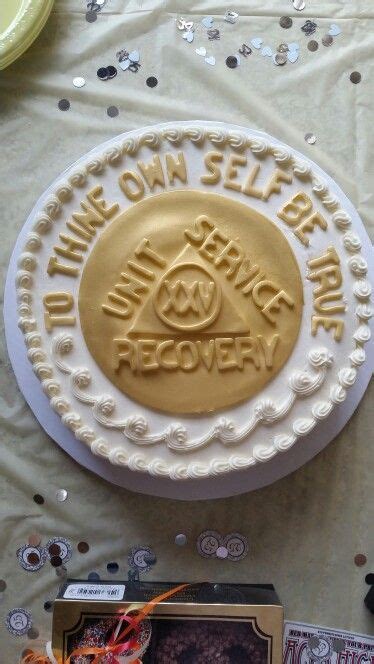 25 Years Sobriety Cake From Rillings Bakery Warminster Pa