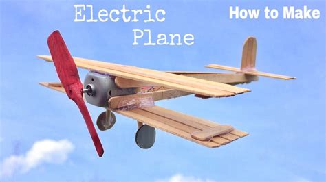 How To Make A Plane With Dc Motor Which Flies In Circles Diy
