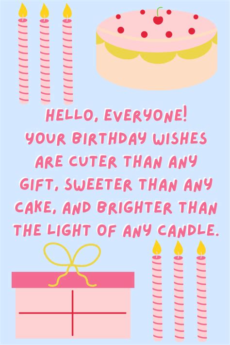 45 Birthday Thank You Quotes For All Your Wishes Darling Quote