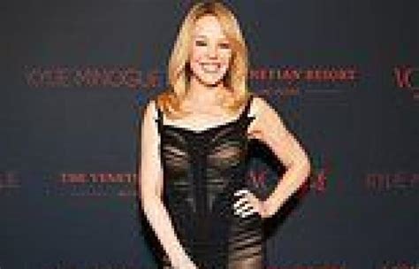 Kylie Minogue Stuns In A Sheer Dress As She Confirms She Will Be The Next Diva Trends Now