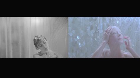 Psycho Shower Scene 1960 1998 Side To Side Comparison Youtube