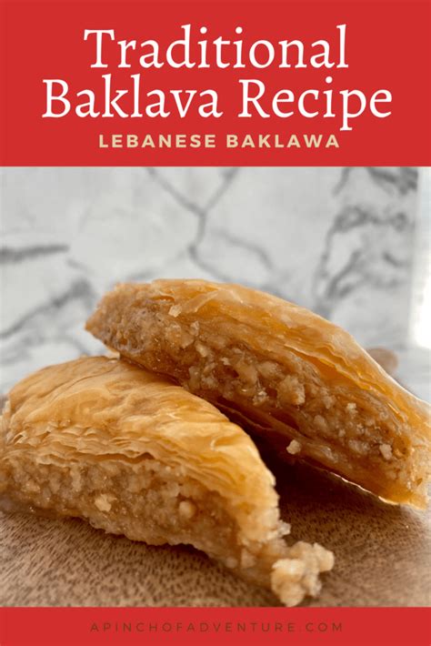 Baklawa The Best Lebanese Baklava Recipe A Pinch Of Adventure