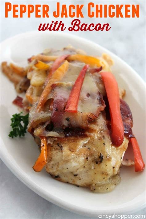 Get it mixed up until it is a creamy consistency. Pepper Jack Chicken with Bacon - CincyShopper