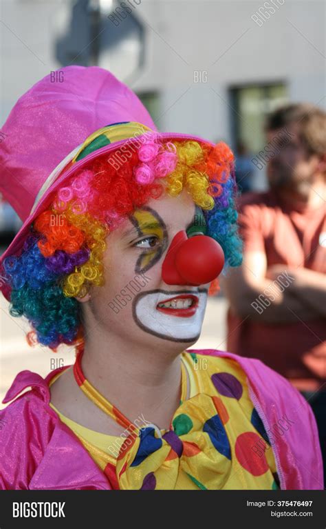 beautiful clown girl image and photo free trial bigstock