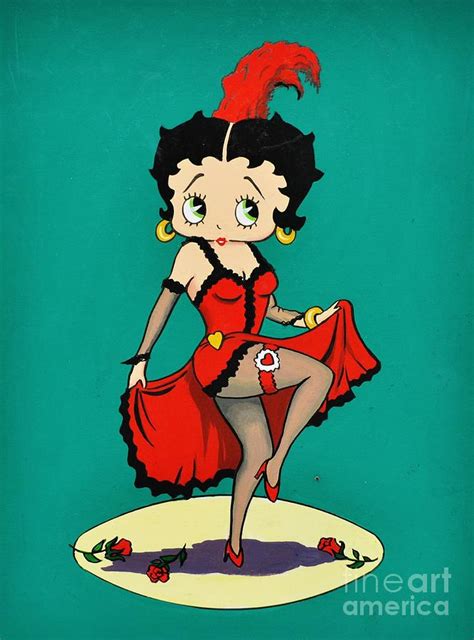 Betty Boop Showgirl By Thomas Kolendra