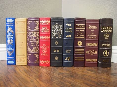 If you are looking for antique leather. 9 Barnes & Noble Leather-Bound w/ Glint Hardcover Books ...