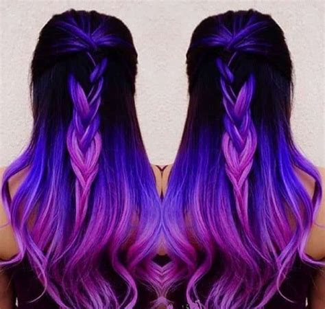 12 Best Pink Purple And Blue Hairstyles For 2022 2023