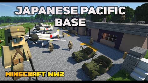Kamikaze And The Great Japanese Empire Base Minecraft Ww2 Youtube