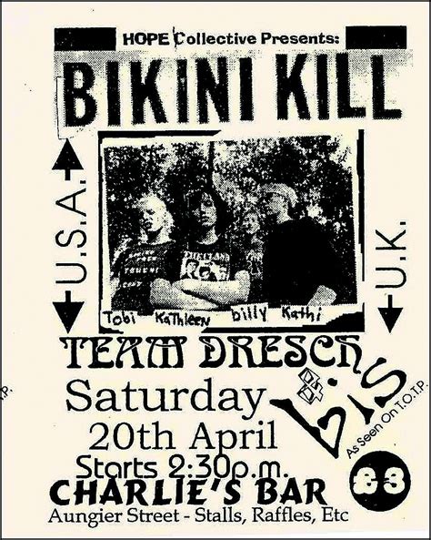 Poster This Bikini Kill 1996 Turn Up The Volume