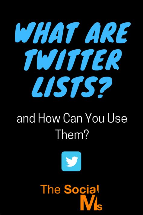 What Are Twitter Lists And How Can You Use Them