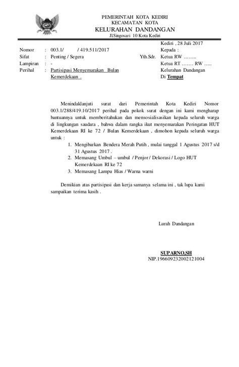 Inilah Contoh Kop Surat Rw Jakarta Terbaru Simak Cont Vrogue Co