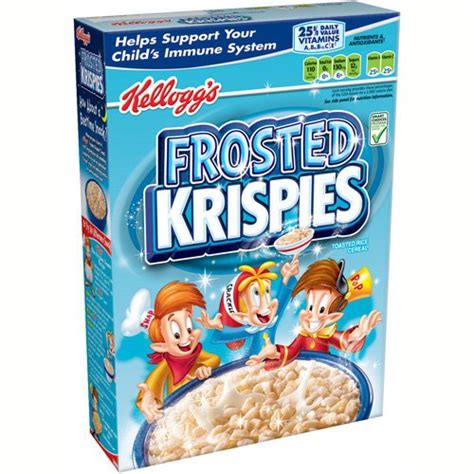 Kellogg S Frosted Krispies Toasted Rice Cereal Oz