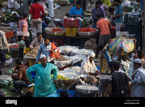 Vegetable Market In Old Delhi India Stock Photo Alamy