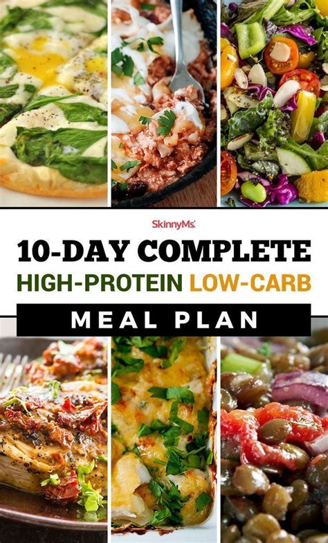 10 Day Complete High Protein Low Carb Meal Plan Protein Meal Plan