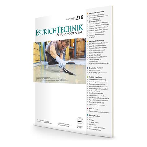 Estrichtechnik 2182020 Downloadportal