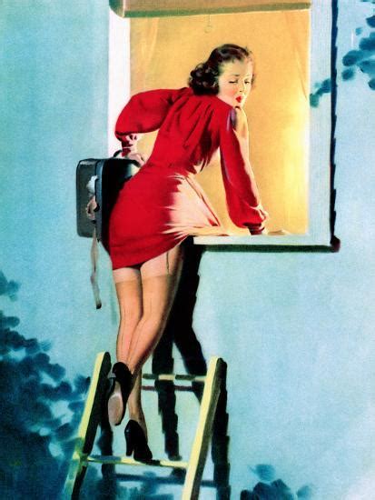 A Lad Her Problem Pin Up 1940 Prints By Gil Elvgren At