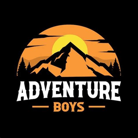 Premium Vector Premium Adventure Boys Mountain Logo Best For Mountain