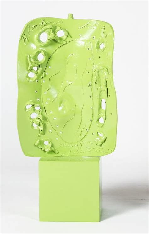 Homage To Lucio Fontana 2012 Lamp Rounded Model Chartreuse Chartreuse Homage Molding