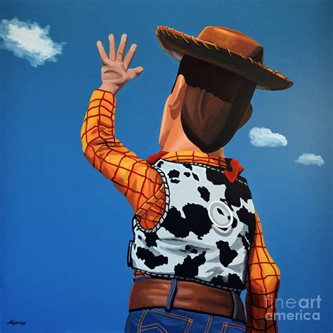 Woody Of Toy Story Painting By Paul Meijering
