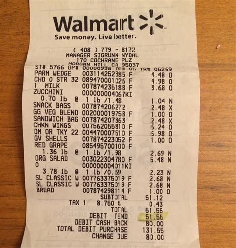 Grocery Receipt Positively Stacey
