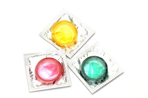 Colored Condoms Stock Image Image Of Condom Erection 28717045