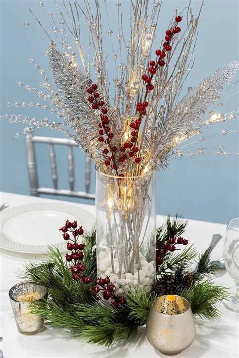 48 Simple Holiday Centerpiece Ideas Holiday Centerpieces Christmas