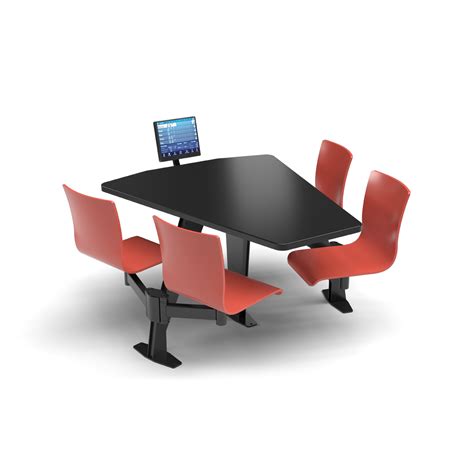Shield Table Mit Bent Plywood Seats Stühle Möblierung Center Ausstattung Centerbedarf