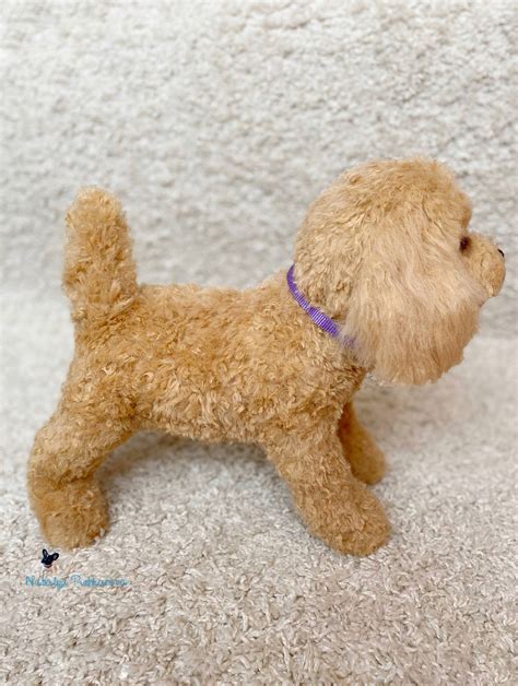 Realistic Toy Puppydog Poodle 15 In38 Cm Made To Order Etsy