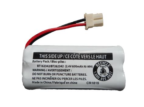 Replacement Battery Bt162342 Bt262342 For Vtech Atandt Cordless