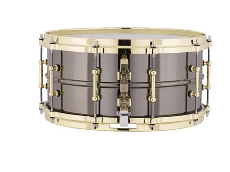 Ludwig Lb417bt Black Beauty Snare Drum Brass 14x65 Smooth Shell
