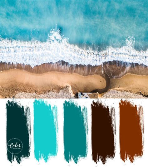 Teal Color Scheme For Bedroom Blue And Brown Decor Coastal Color