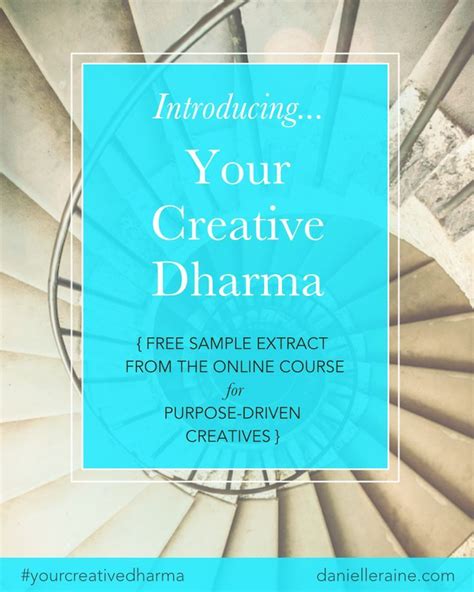 Introduction To Your Creative Dharma Free Sample Extract Danielle