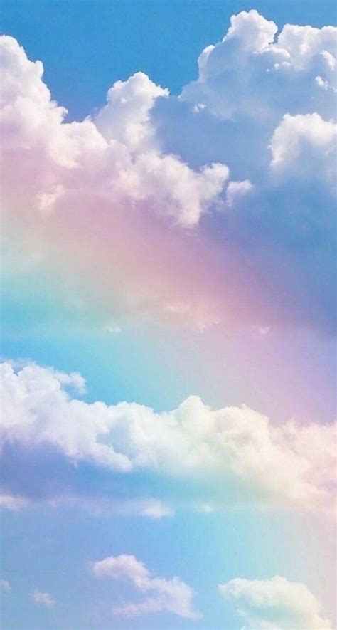 Ashtetic Rainbow Wallpaper Sky Aesthetic Cloud Wallpaper