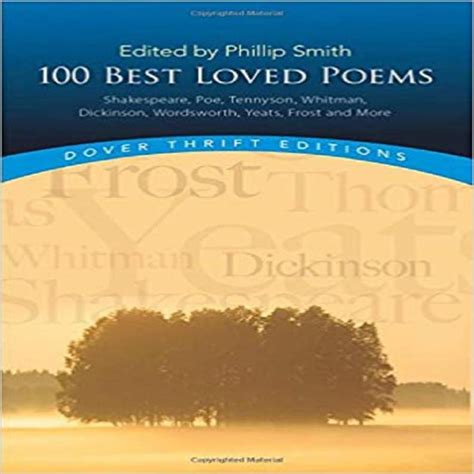 100 Best Loved Poems Dover Thrift Editions Etsy