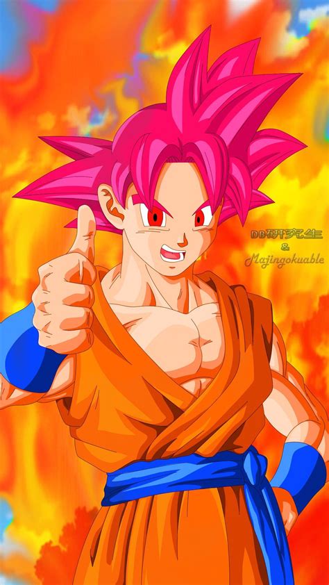 Super Saiyan God Goku By Majingokuable On Deviantart Rdbz
