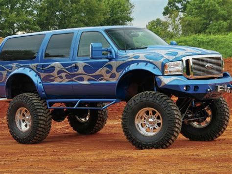 2002 Ford Excursion Total Recall Jacked Up Chevy Lifted Ford Trucks
