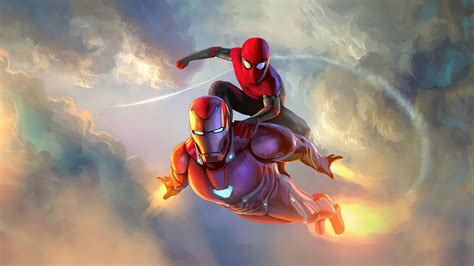 1920x1080 Resolution Spider Man And Iron Man 1080p Laptop Full Hd
