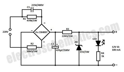 Transformer Less 12V Power Supply Out of LED Bulb