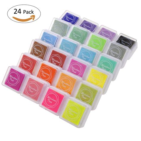 Create crisp, stamped images for all your paper projects. 24 count Set Ink Stamp Pads $8.28 from Amazon (reg $60 ...