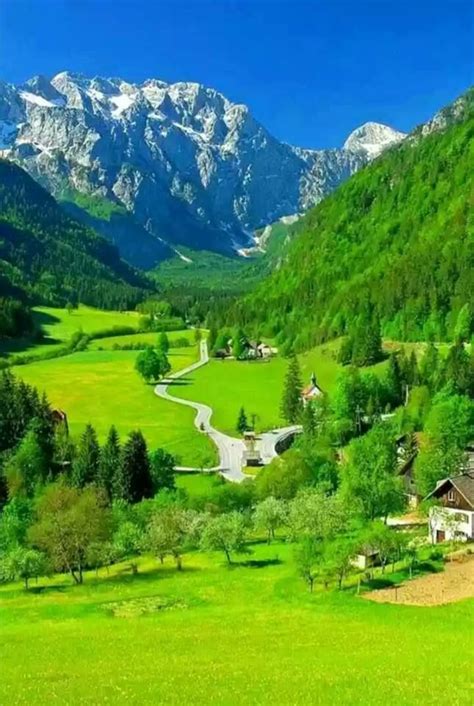 Small Valley In Switzerland Landscape Photography Beautiful