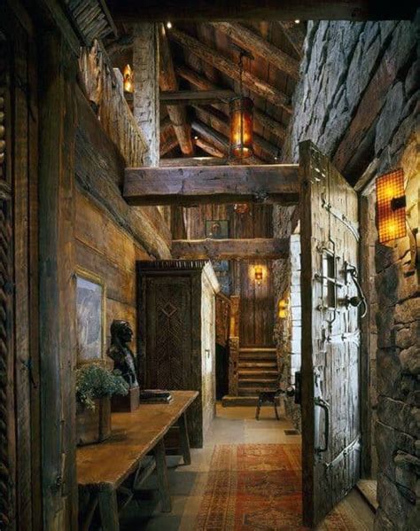 Log home interiors and log home interior design ideas. Top 60 Best Log Cabin Interior Design Ideas - Mountain ...