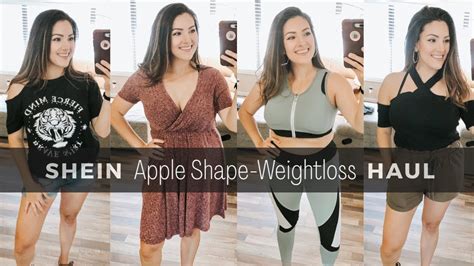 Shein Try On Haul How To Dress Your Apple Body Shape After Weight