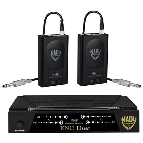 Nady ENC DUET Wireless Dual Channel Instrument / Guitar System with 2 ...