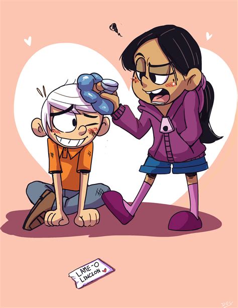 Lincoln And Ronnie Anne By Dol2006 The Loud House Fanart Cartoon
