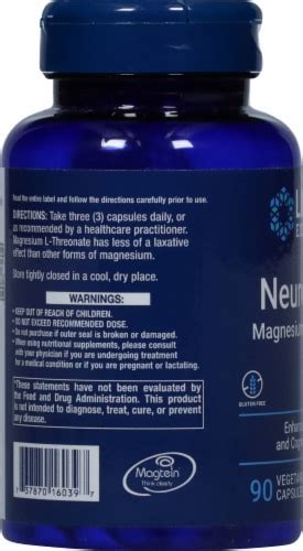 Life Extension Neuro Mag Magnesium L Threonate Vegetarian Capsules