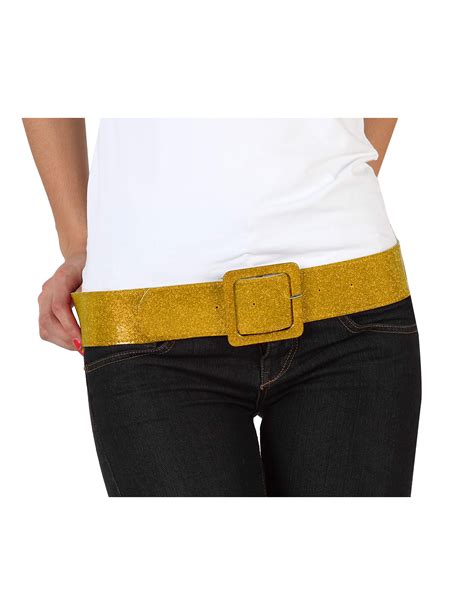 Cinturón Dorado Brillante Para Mujer Accesoriosy Disfraces Originales