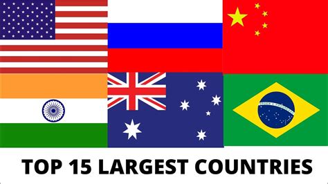Top 15 Largest Countries By Area You Can Know It Youtube